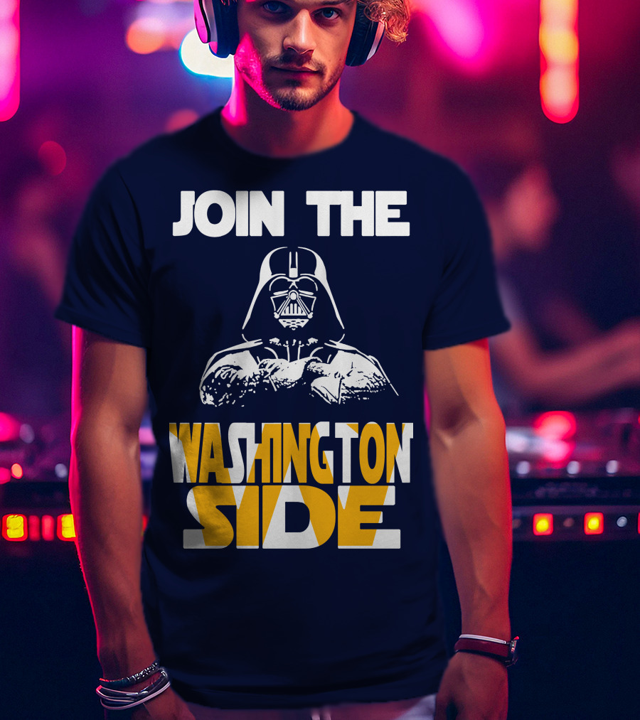 Join The Washington Side Darth Vader T-Shirt