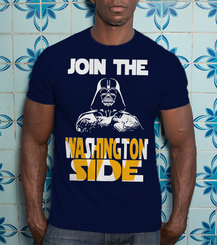 Join The Washington Side Darth Vader T-Shirt