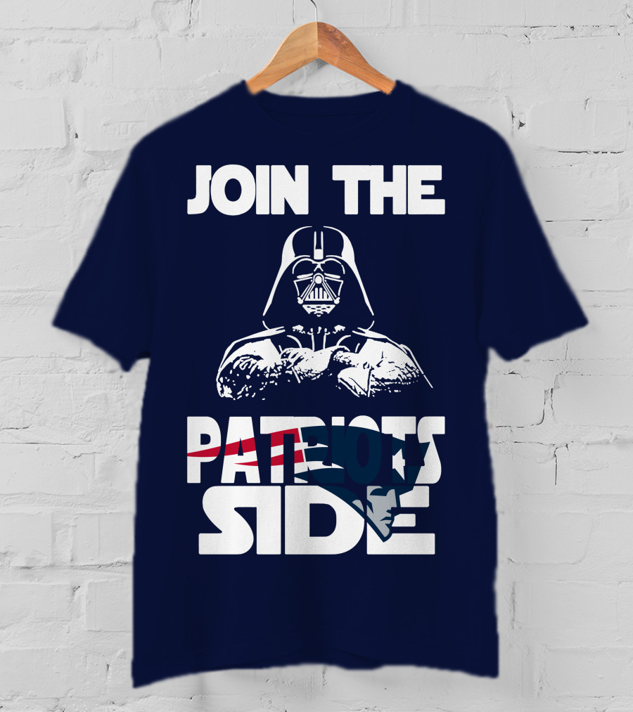 Join The New England Patriots Side T-Shirt