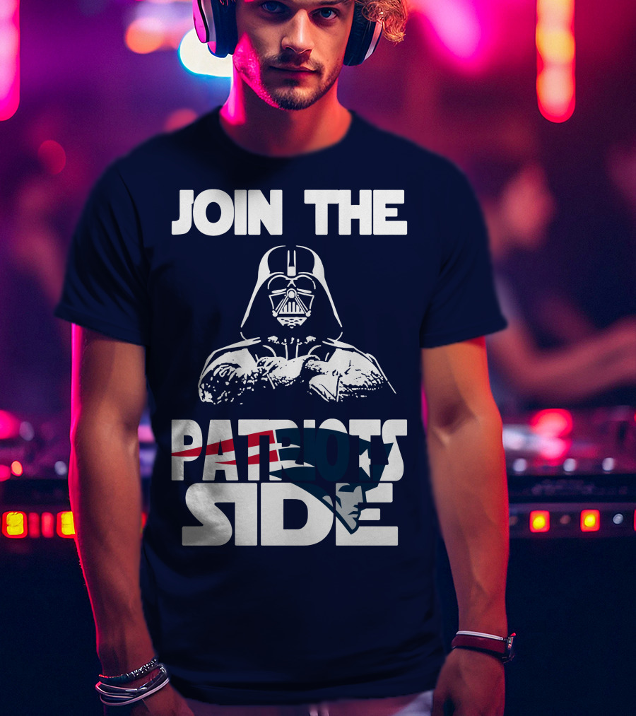 Join The New England Patriots Side T-Shirt
