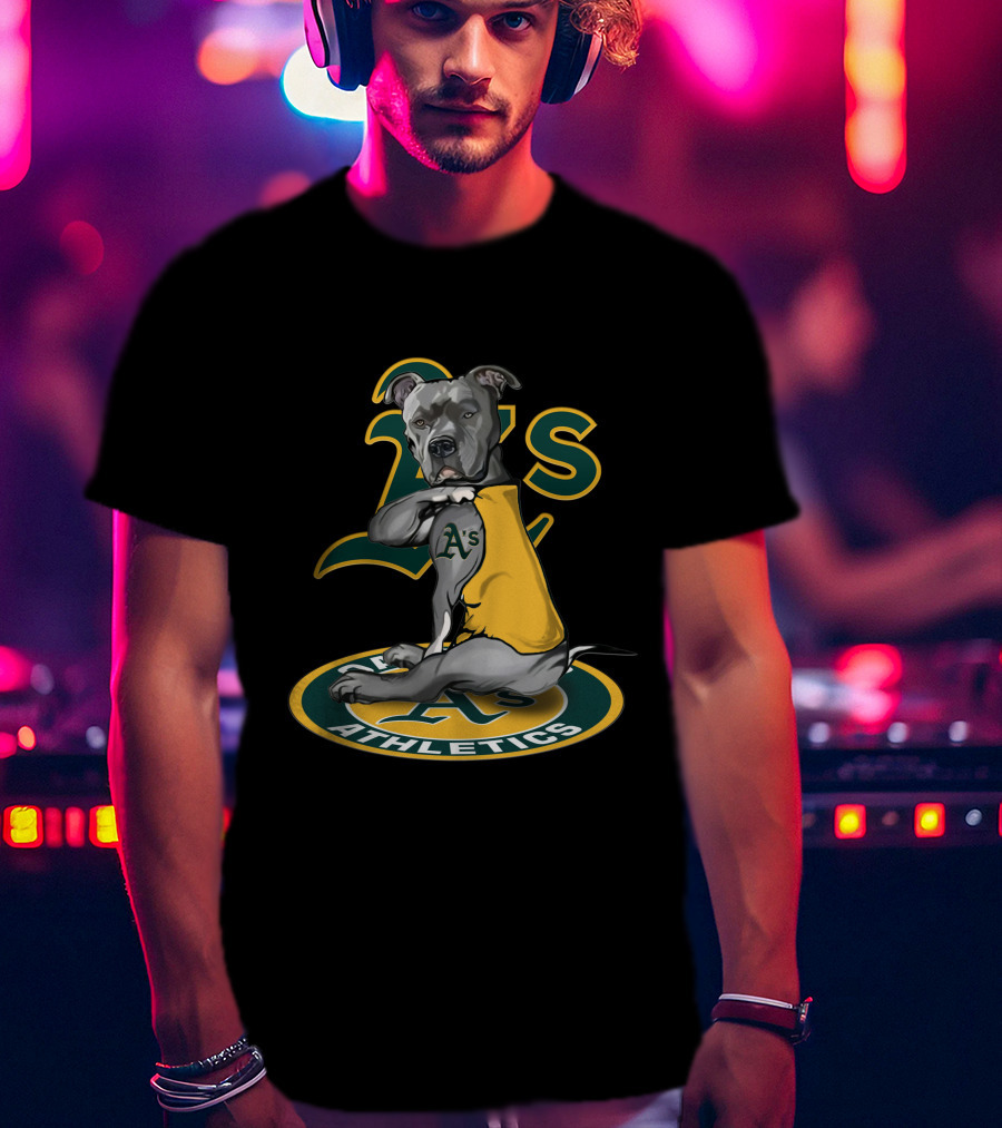 Oakland Athletics Dog A's Logo T-Shirt