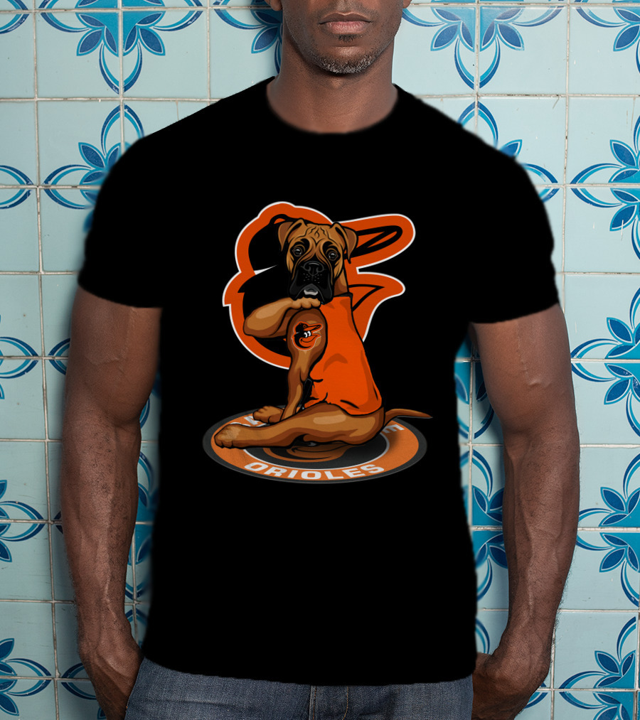 Baltimore Orioles Dog Logo Major League Baseball T-Shirt