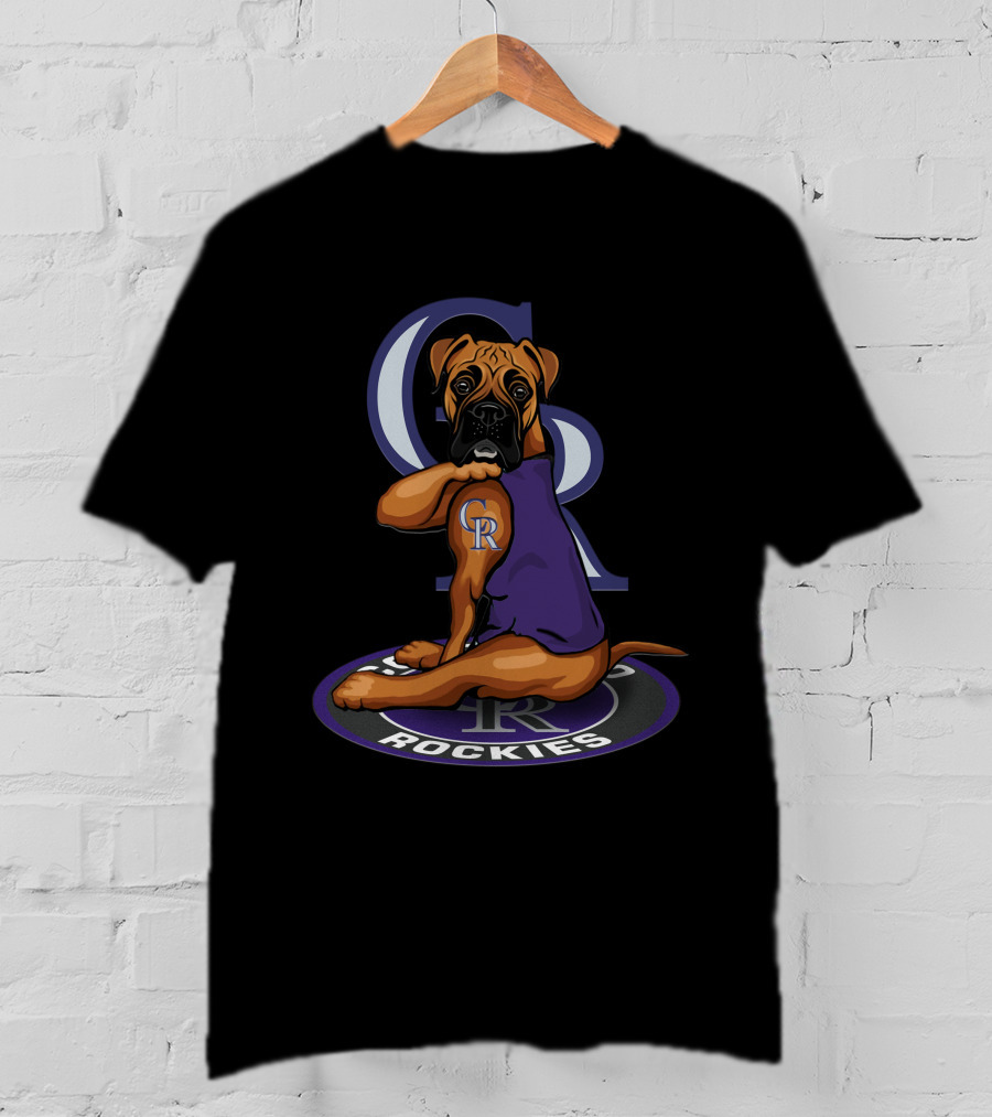 Colorado Rockies Dog Mascot Cr T-Shirt