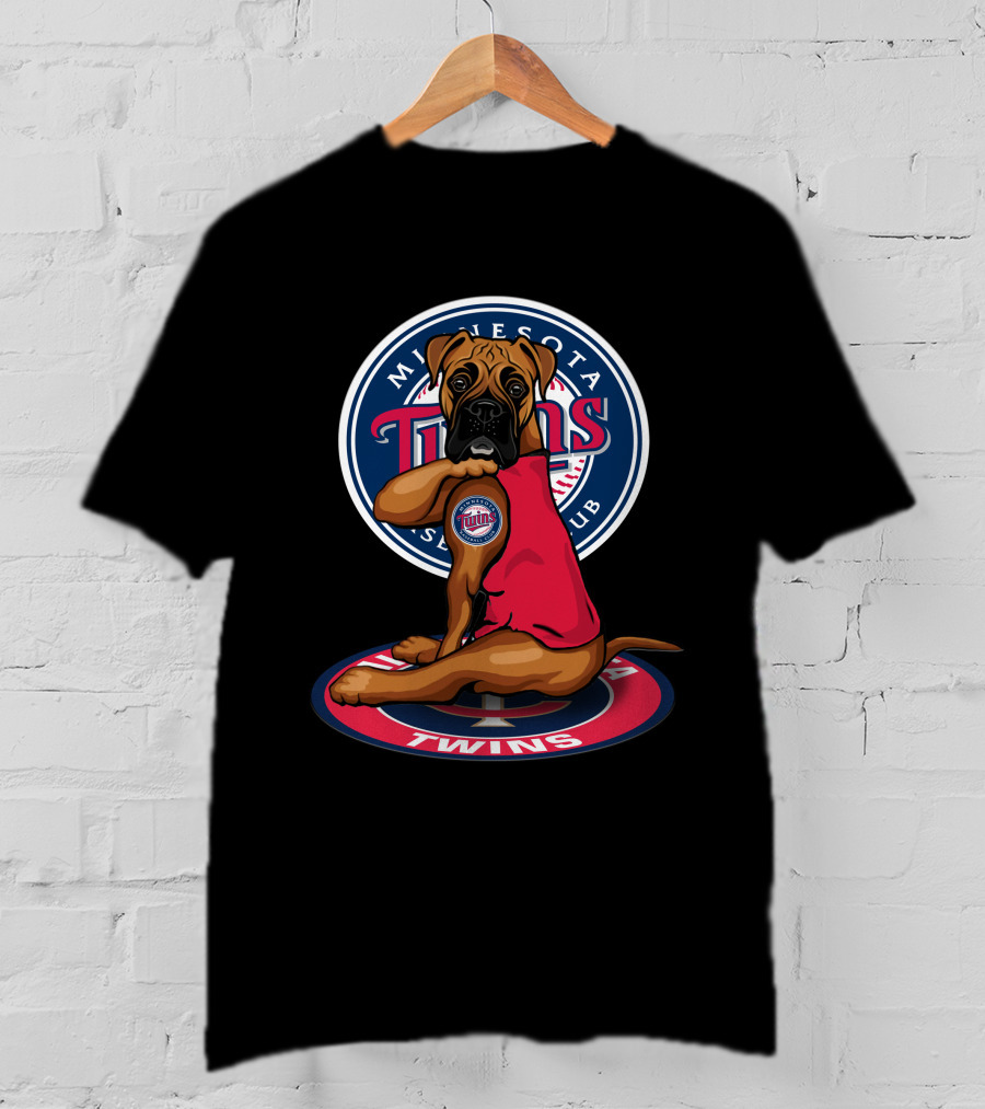 Minnesota Twins Baseball Club Dog T-Shirt