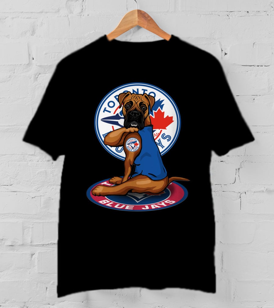 Toronto Blue Jays Dog In Team T-Shirt