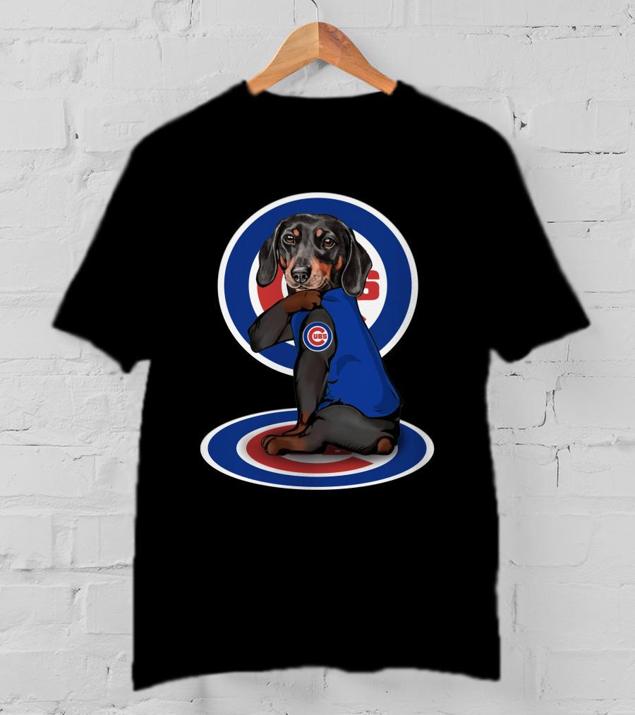 Chicago Cubs Dachshund Fans T-Shirt
