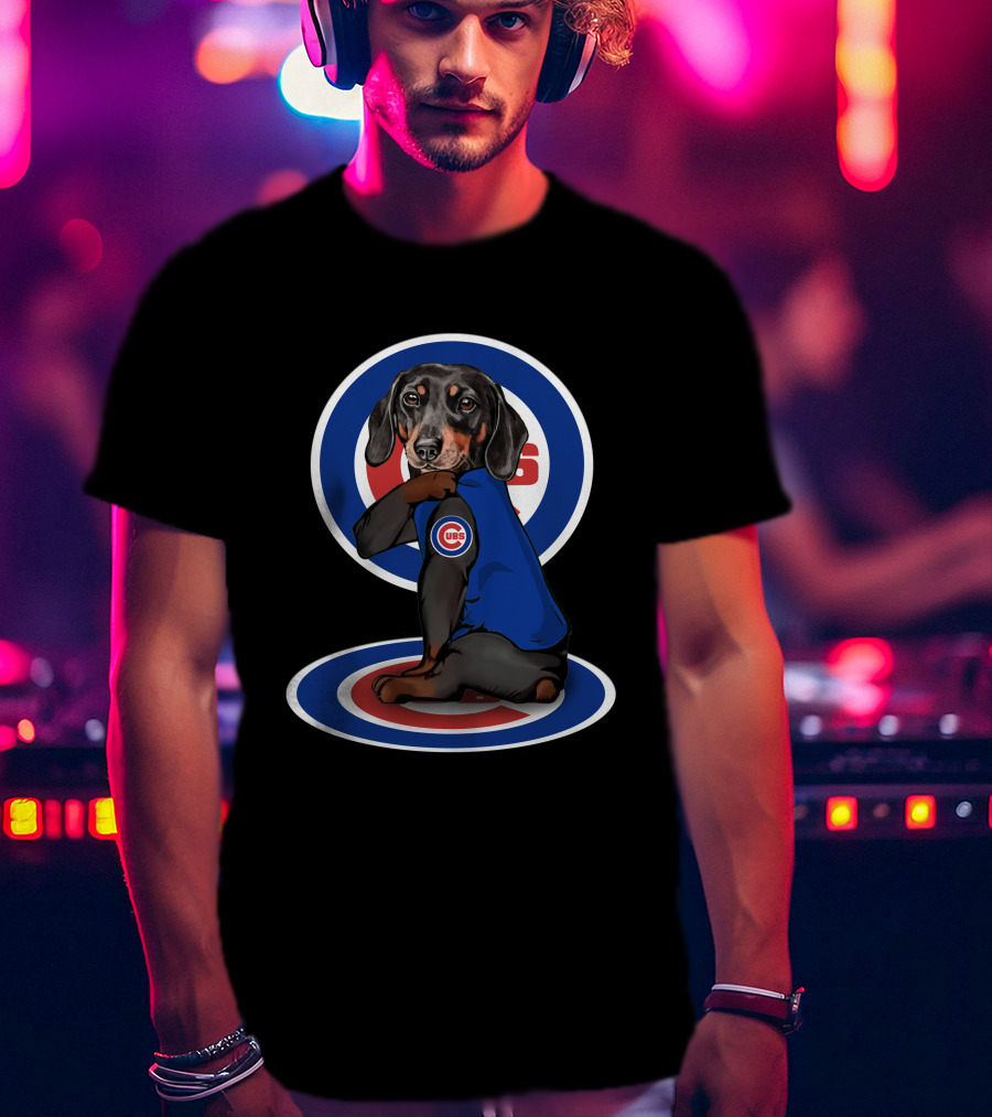 Chicago Cubs Dachshund Fans T-Shirt