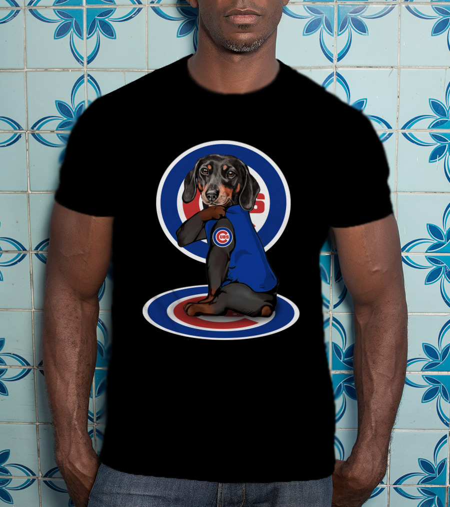Chicago Cubs Dachshund Fans T-Shirt