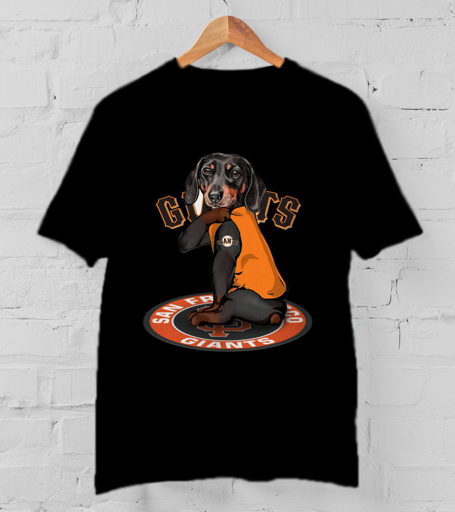 San Francisco Giants Dog Giants Baseball Giants T-Shirt