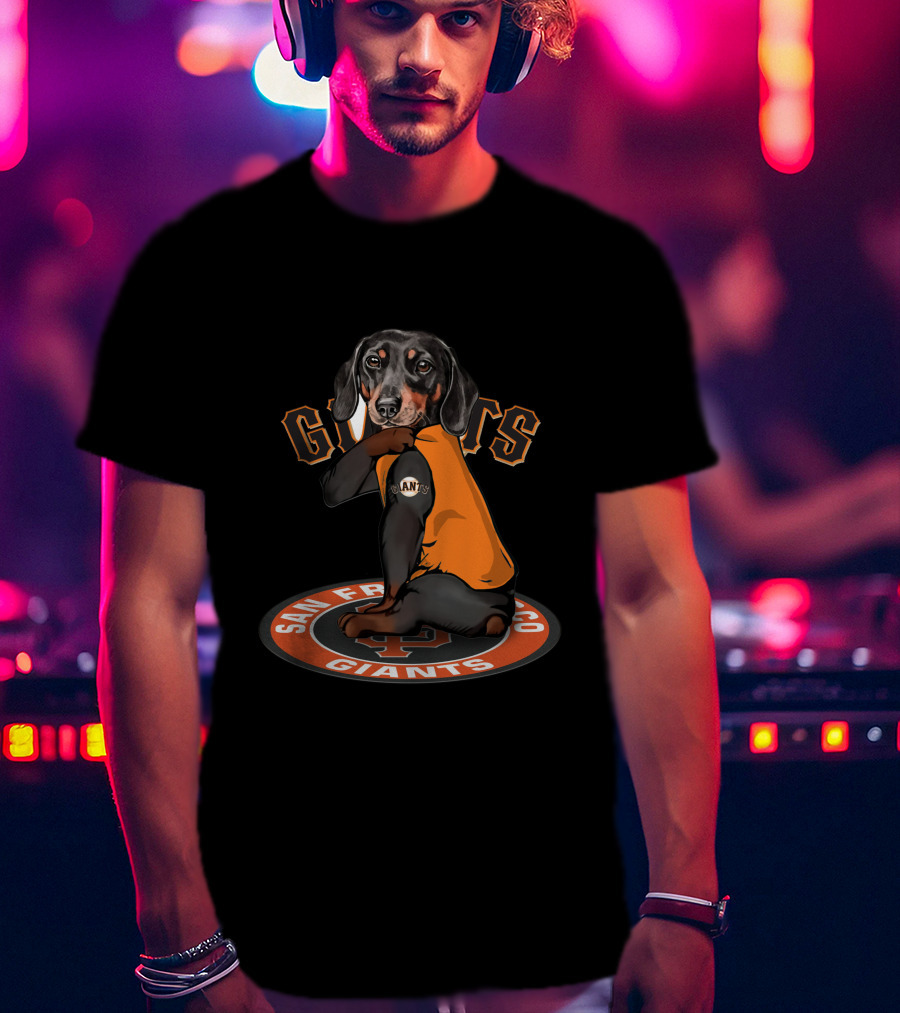 San Francisco Giants Dog Giants Baseball Giants T-Shirt