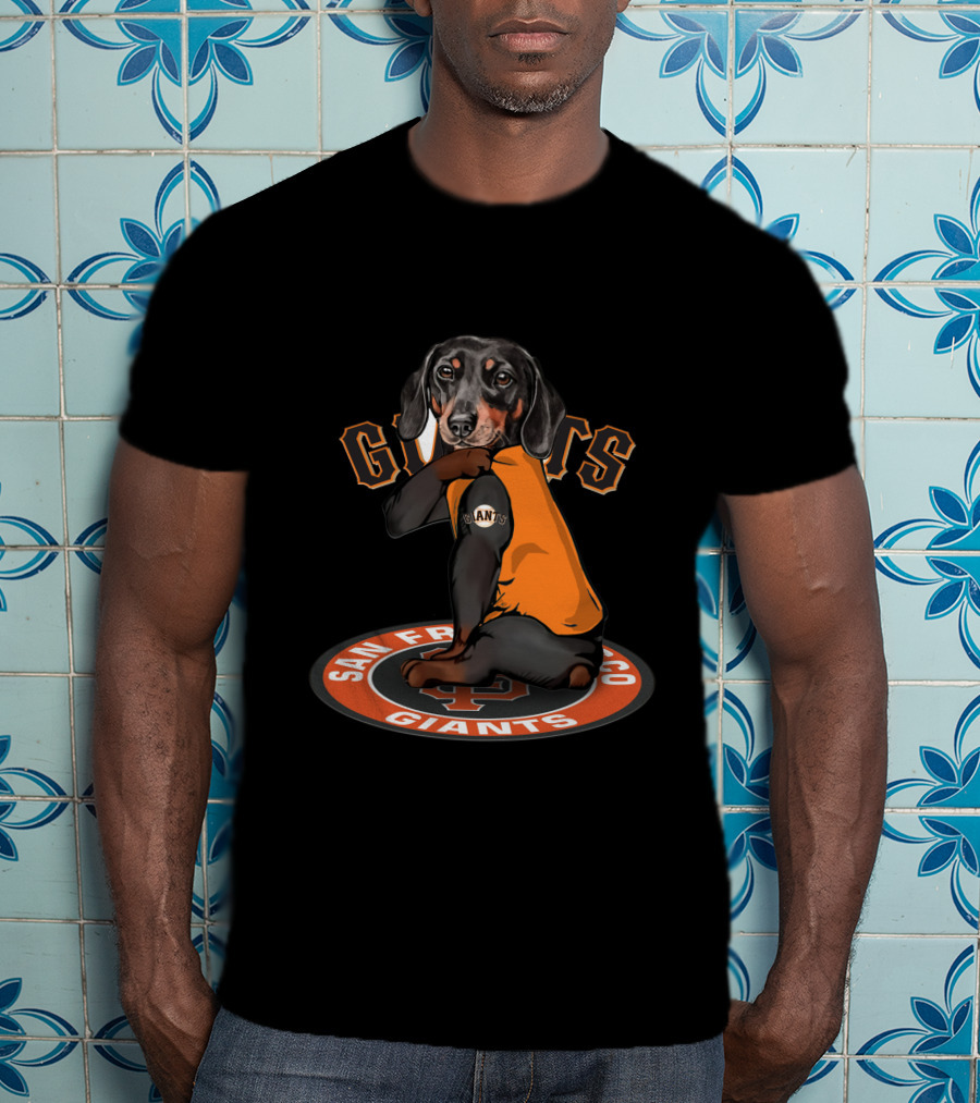 San Francisco Giants Dog Giants Baseball Giants T-Shirt