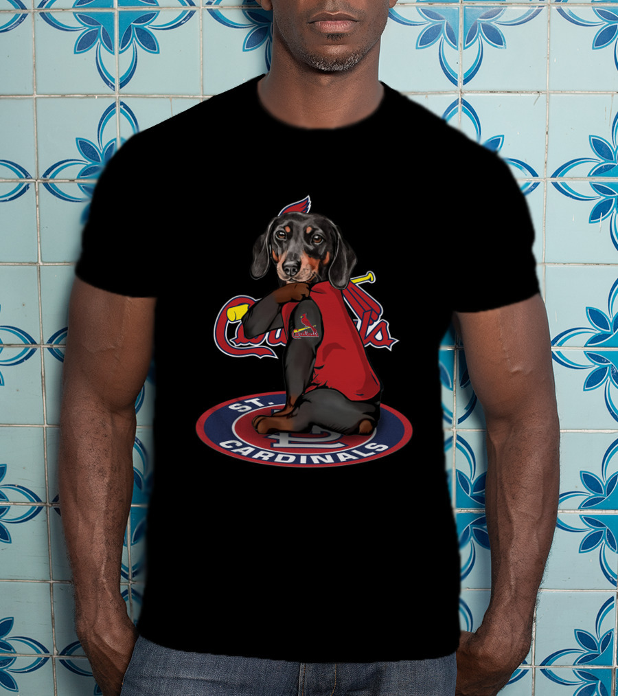 St Louis Cardinals Dog Mascot T-Shirt