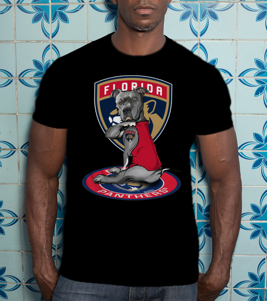 Florida Panthers Dog Mascot With Team Logo And Number T-Shirt