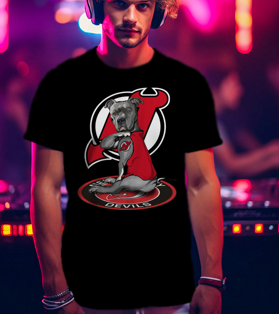 New Jersey Devils Dog Mascot 18 T-Shirt