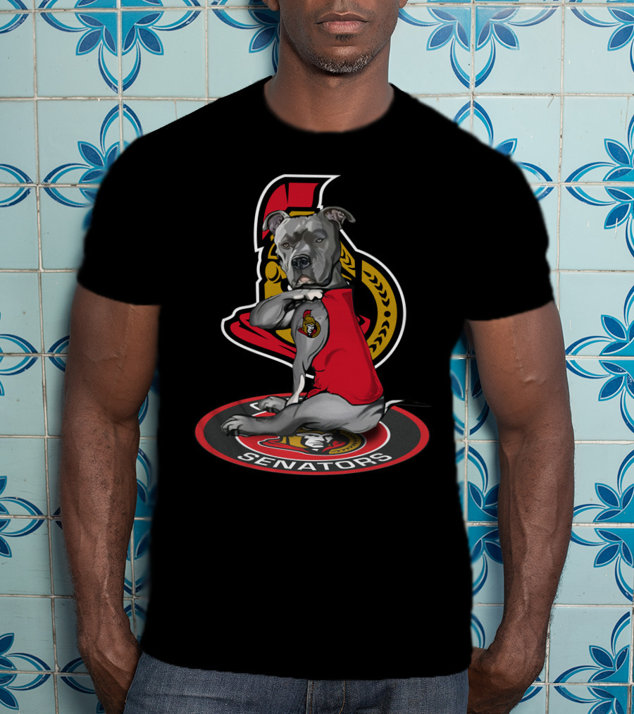 Ottawa Senators 21 Dog Mascot T-Shirt