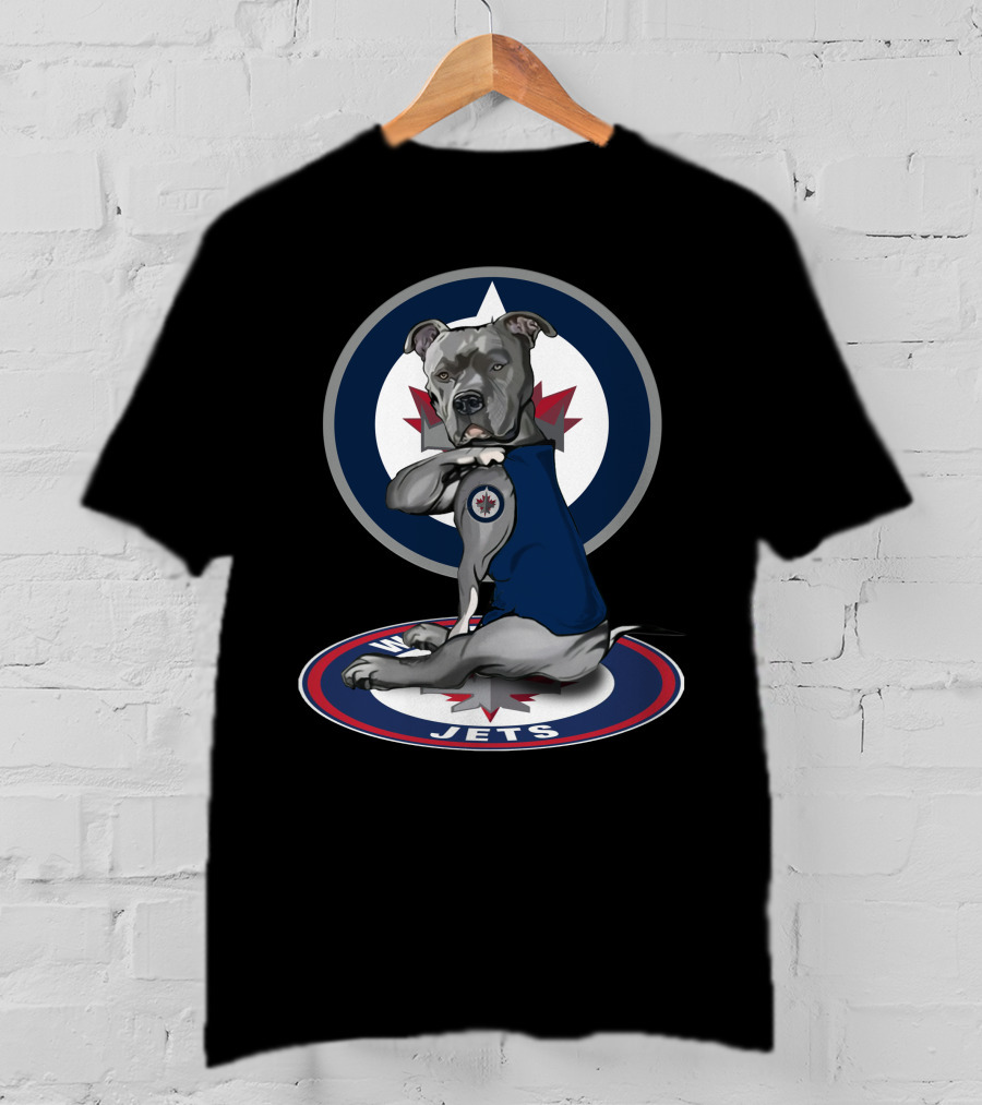 Winnipeg Jets Dog Logo 31 T-Shirt