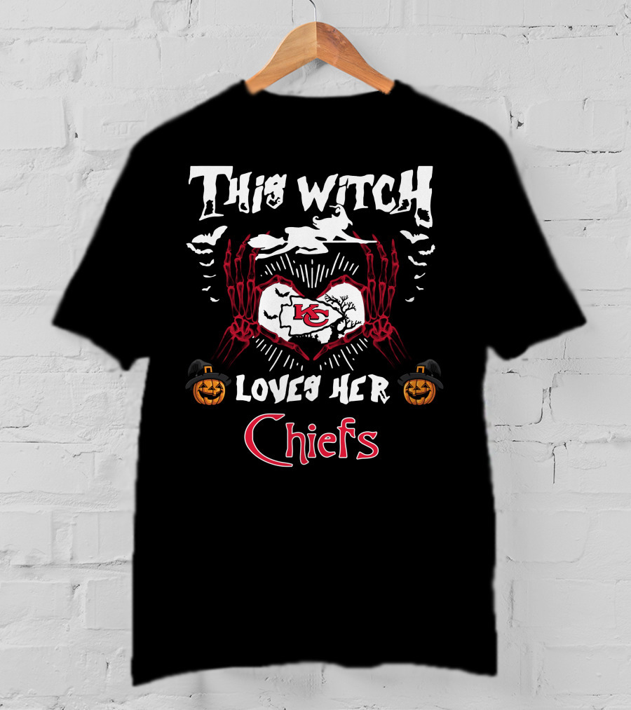 This Witch Loves Her Kansas City Chiefs T-Shirt