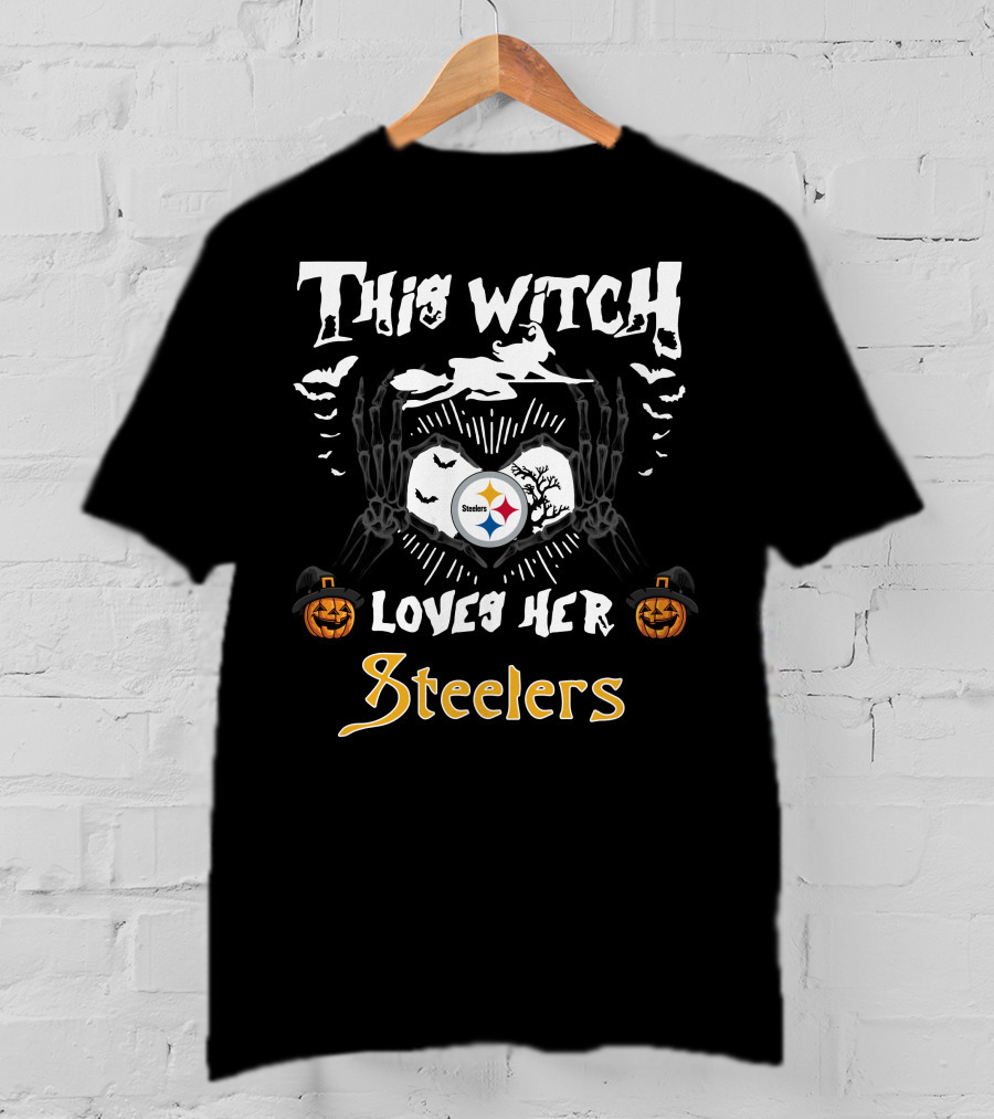 This Witch Loves Her Steelers T-Shirt