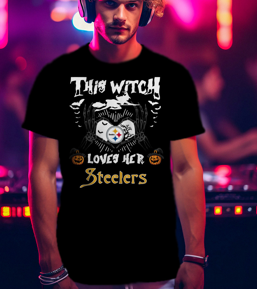 This Witch Loves Her Steelers T-Shirt