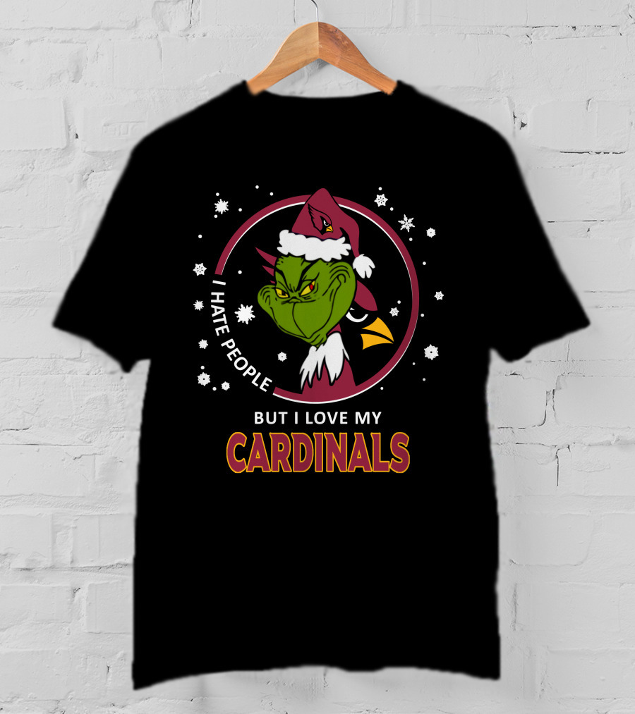 I Hate People But I Love My Arizona Cardinals T-Shirt