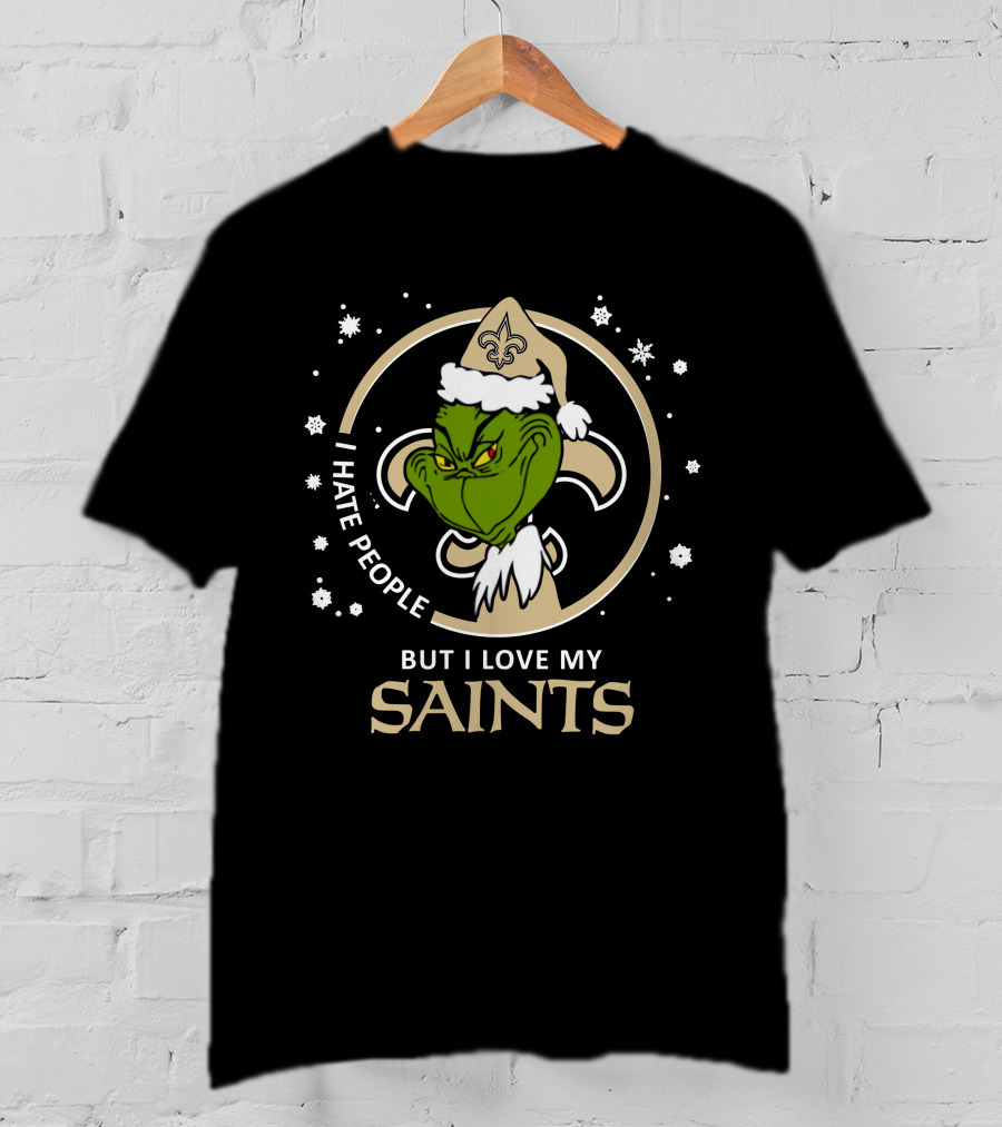 I Hate People But I Love My New Orleans Saints T-Shirt
