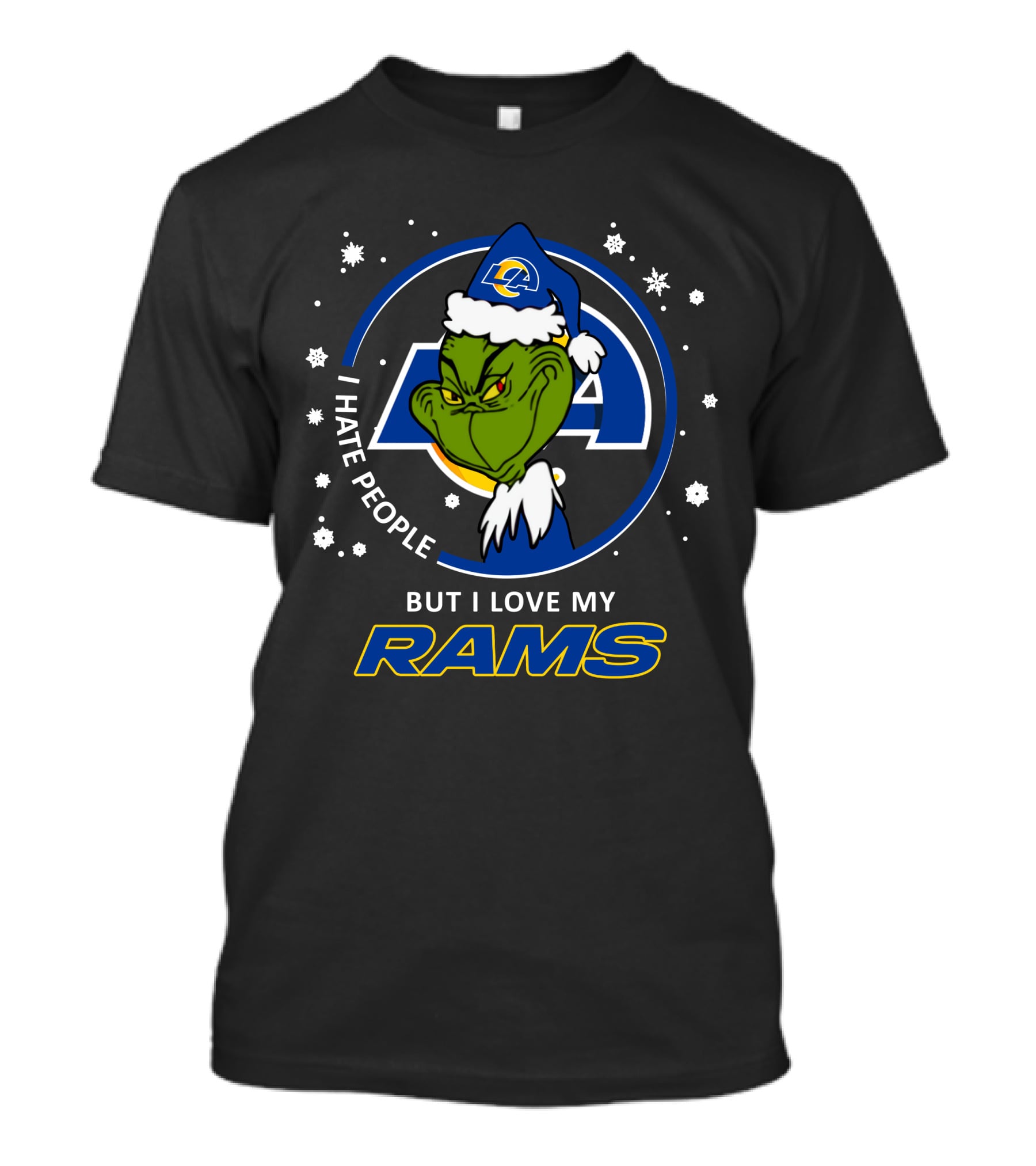 I Hate People But I Love My Los Angeles Rams Rams T-Shirt