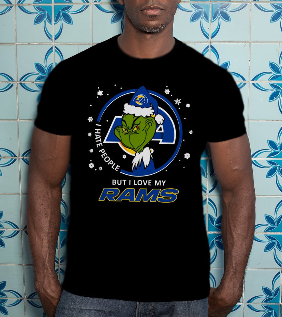 I Hate People But I Love My Los Angeles Rams Rams T-Shirt