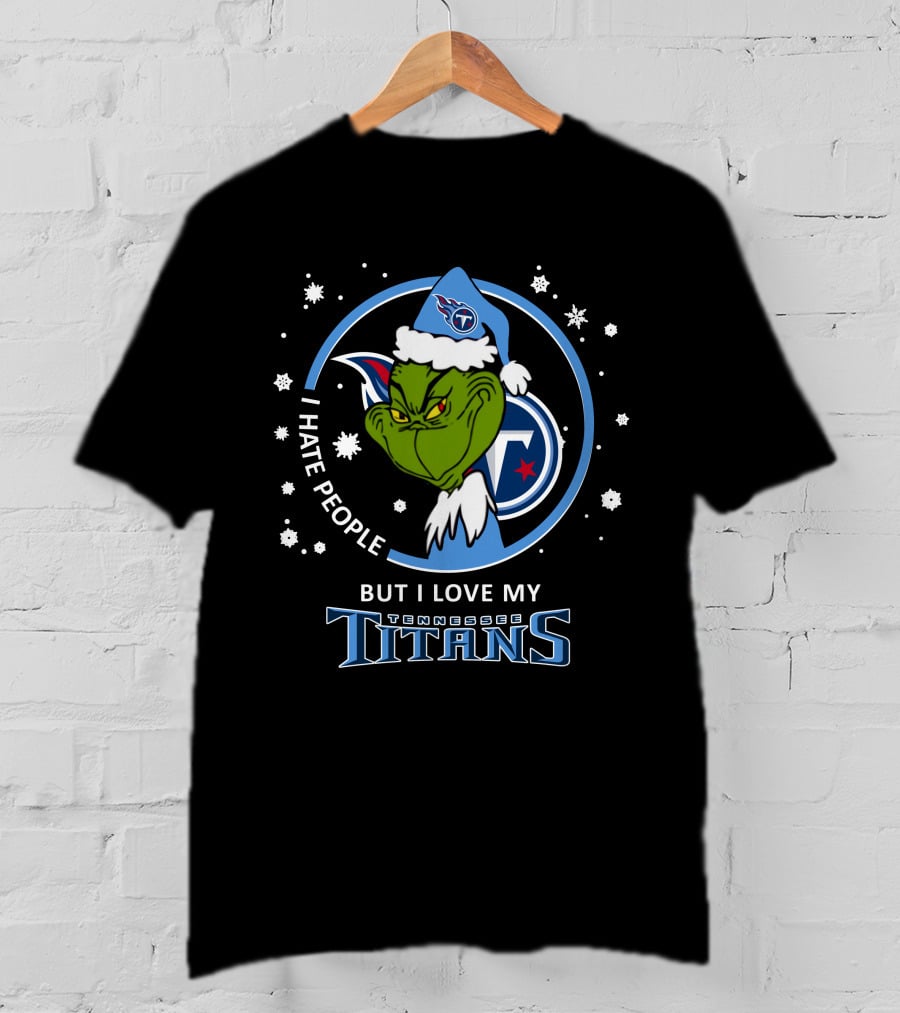 I Hate People But I Love My Tennessee Titans T-Shirt