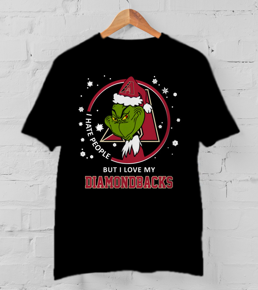 I Hate People But I Love My Diamondbacks Arizona Diamondbacks Ds004-01 T-Shirt