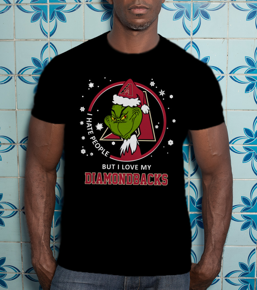 I Hate People But I Love My Diamondbacks Arizona Diamondbacks Ds004-01 T-Shirt