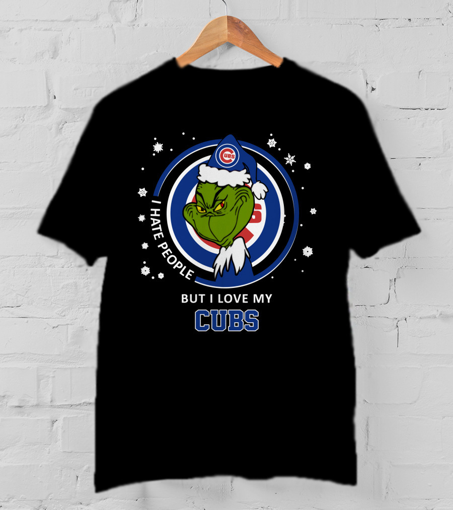 I Hate People But I Love My Chicago Cubs T-Shirt