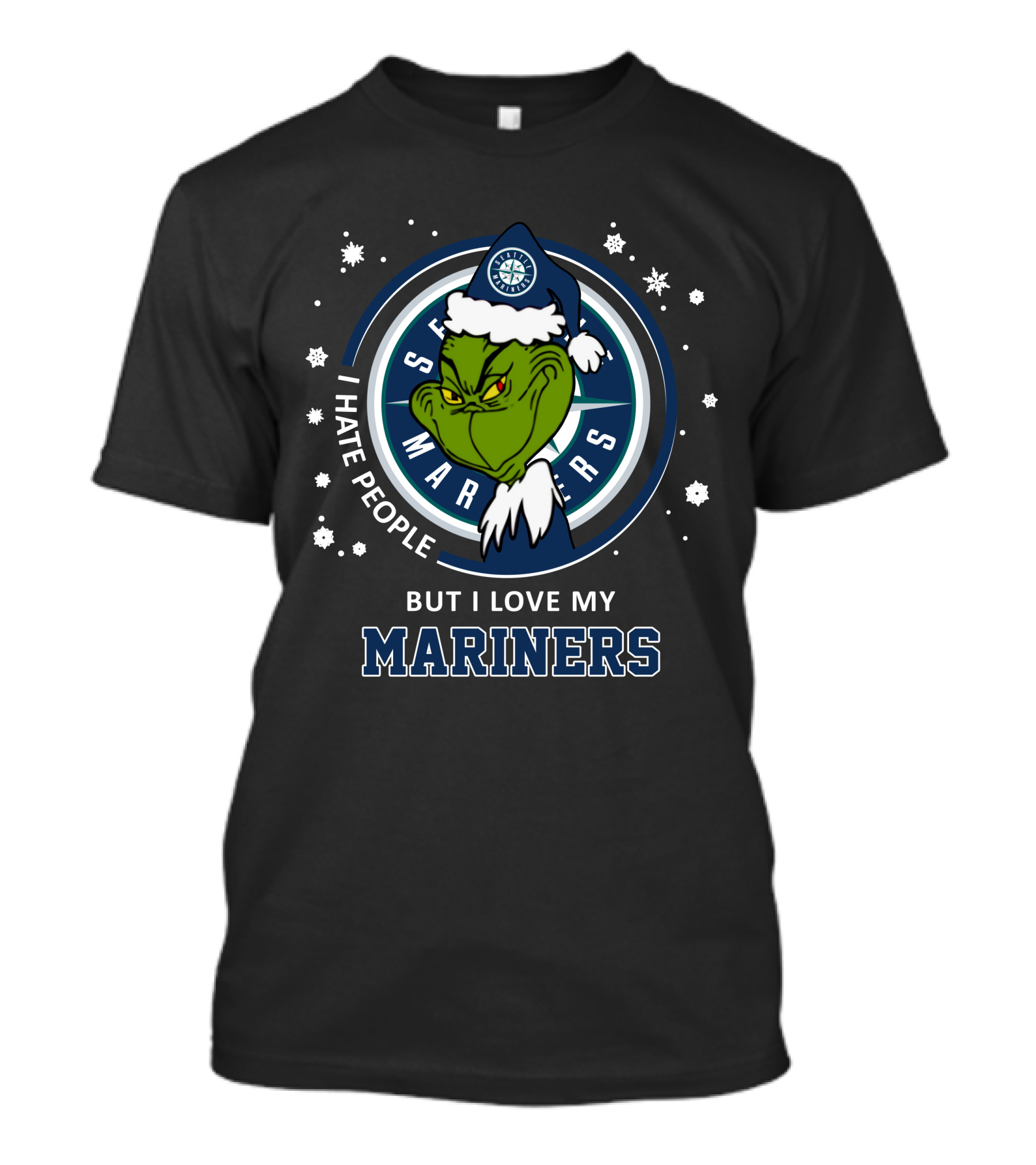 I Hate People But I Love My Seattle Mariners T-Shirt