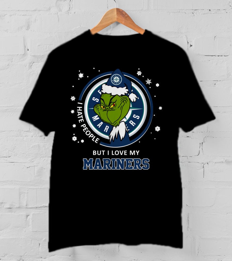 I Hate People But I Love My Seattle Mariners T-Shirt