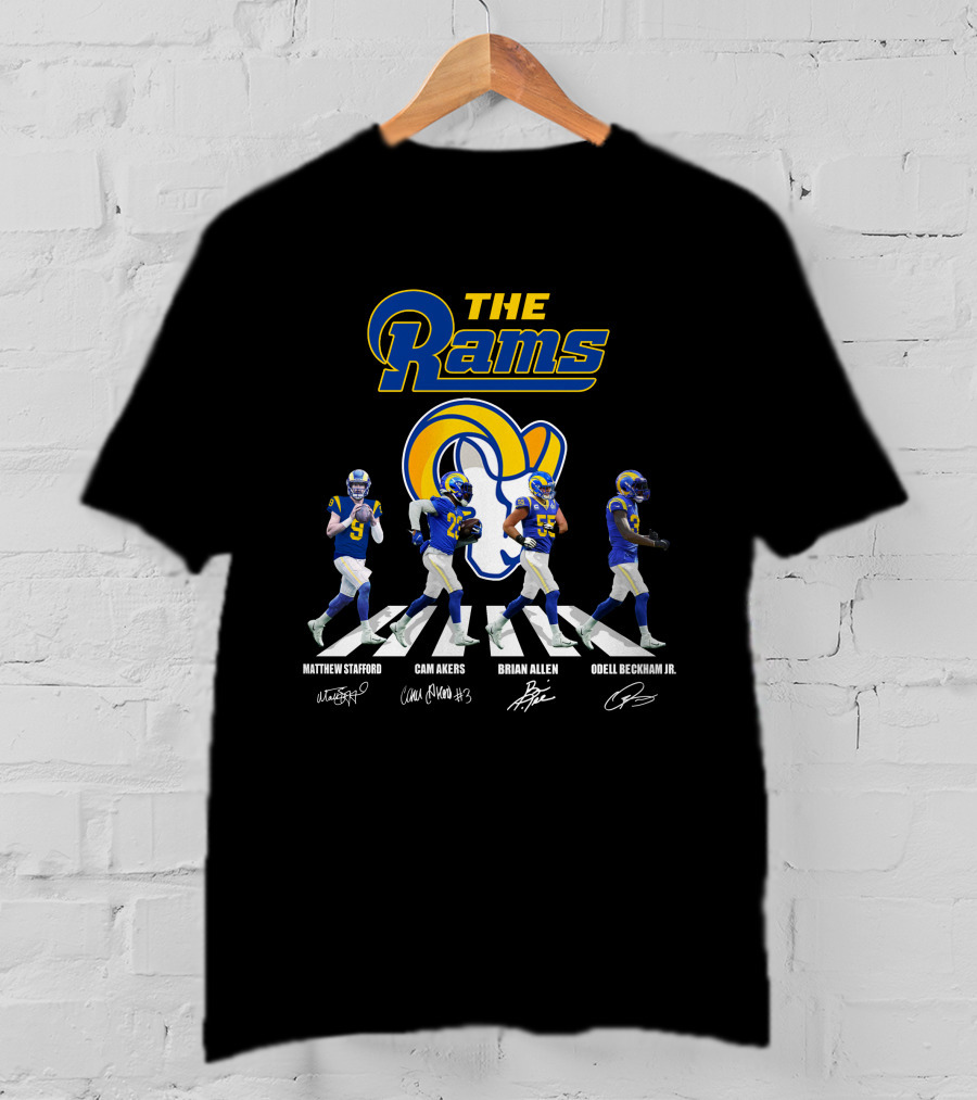 The Rams Matthew Stafford Cam Akers Brian Allen Odell Beckham Jr Ds003 Los Angeles Rams T-Shirt
