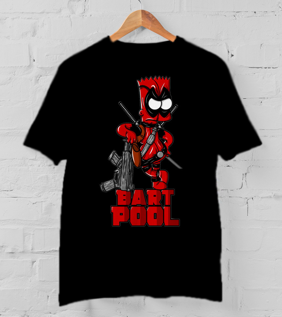 Bart Pool Ninja Attire T-Shirt