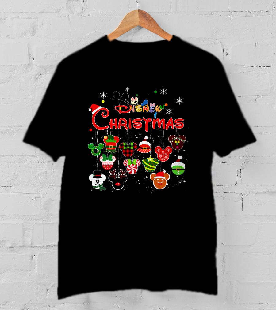 Disney Christmas Holiday Mickey Ornaments And Decorations T-Shirt