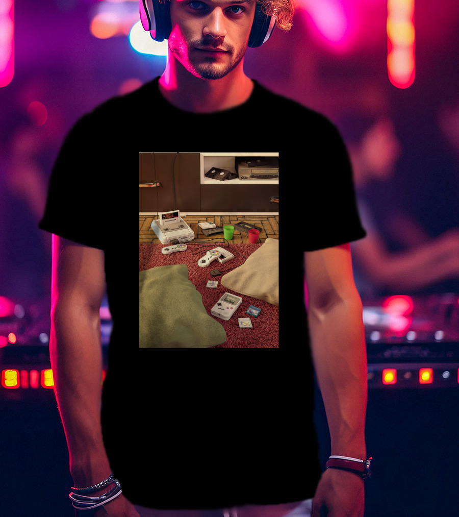 80's Kid Retro Gaming Console And Handheld Nostalgia T-Shirt