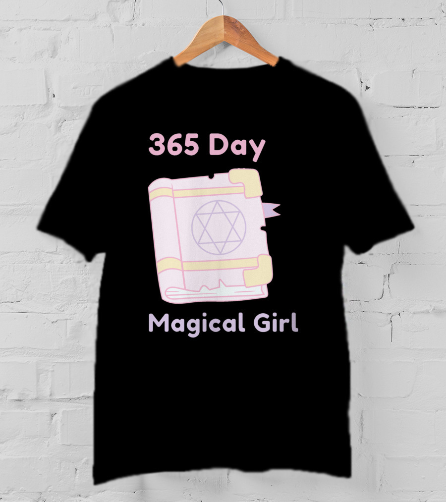 365 Day Magical Girl Pastel Spellbook Star Emblem T-Shirt