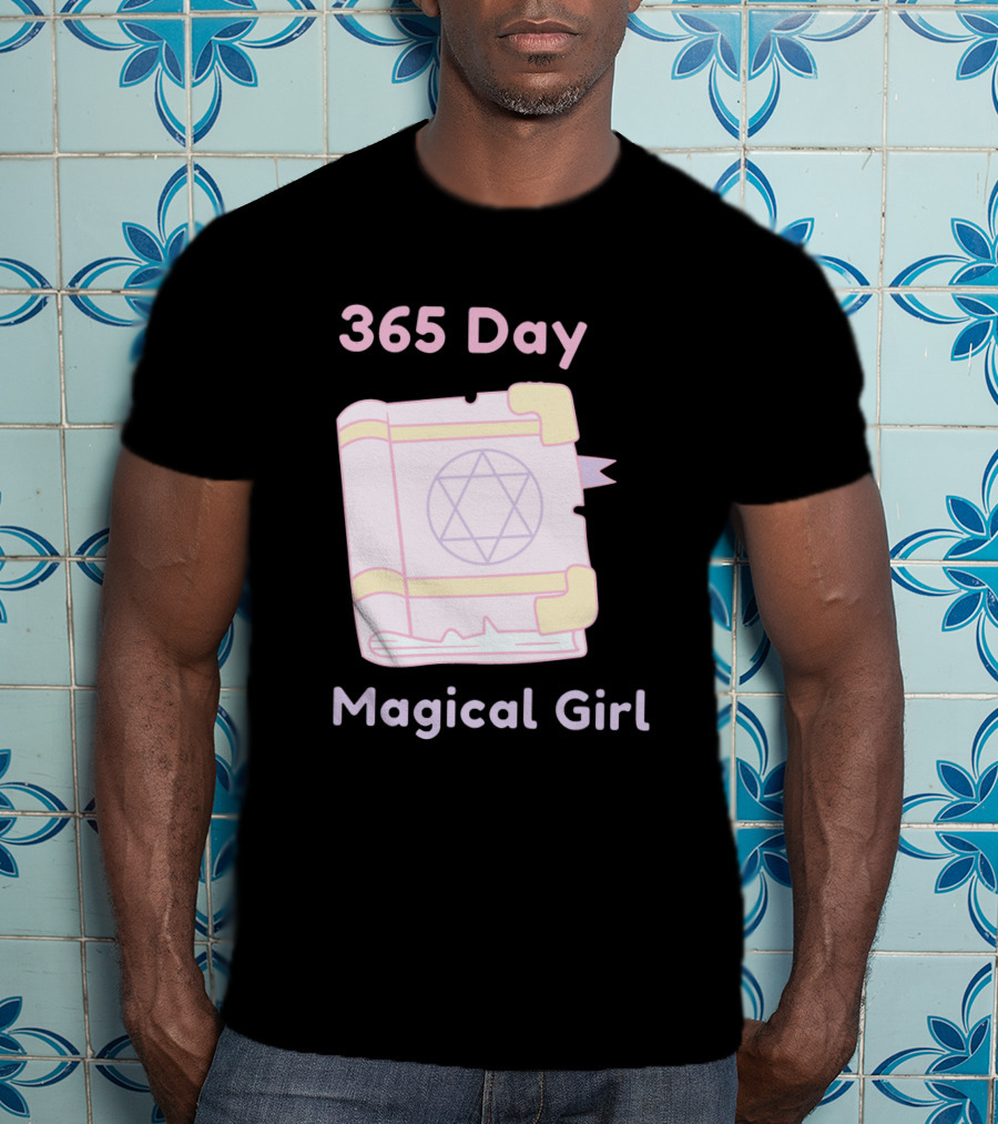 365 Day Magical Girl Pastel Spellbook Star Emblem T-Shirt