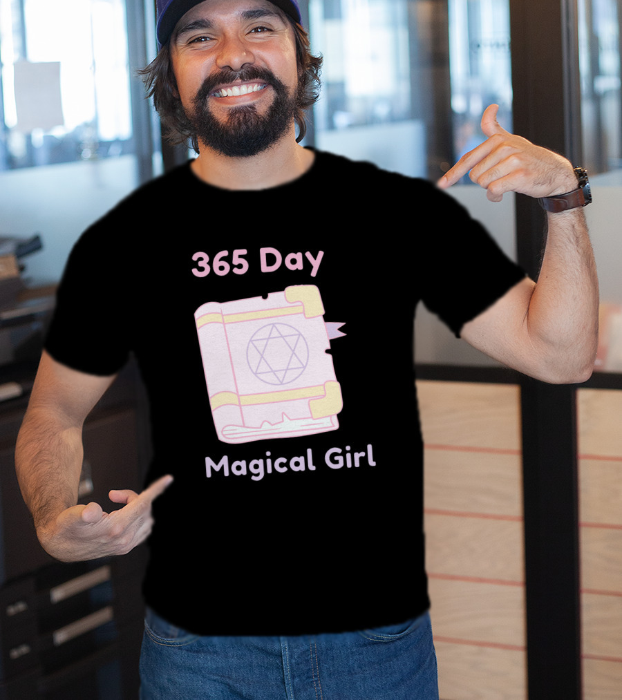 365 Day Magical Girl Pastel Spellbook Star Emblem T-Shirt
