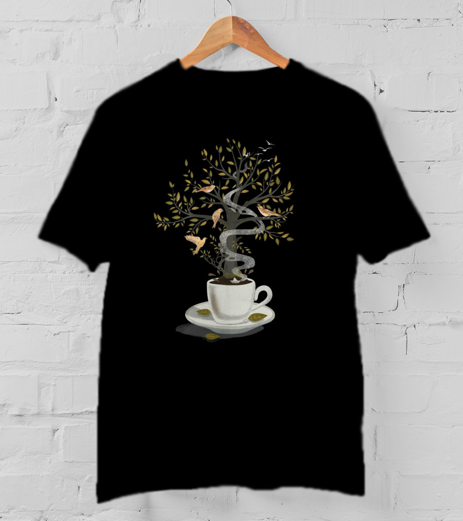 A Cup Of Dreams Enchanted Tree And Birds T-Shirt
