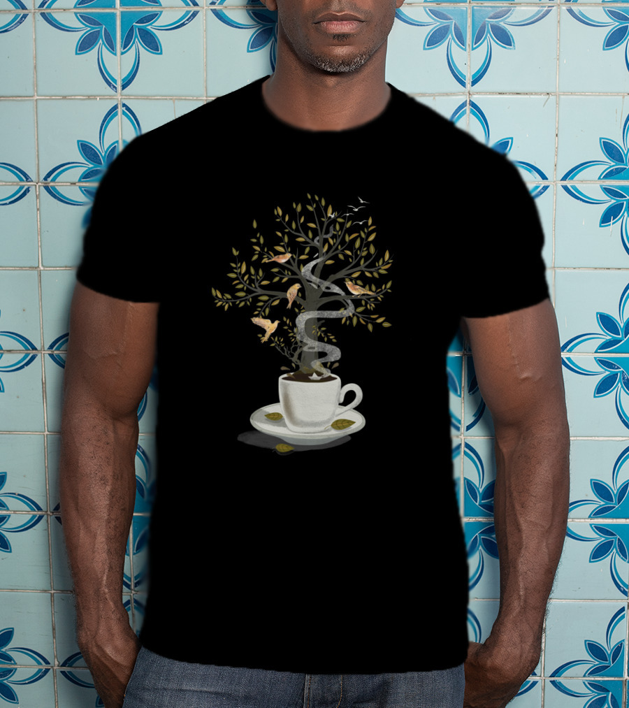 A Cup Of Dreams Enchanted Tree And Birds T-Shirt