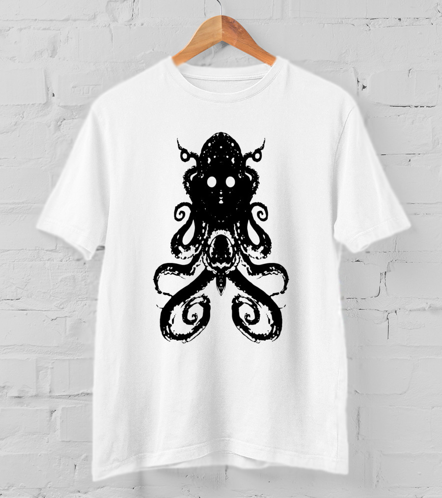 Alien Del Área 51 Kraken Octopus T-Shirt