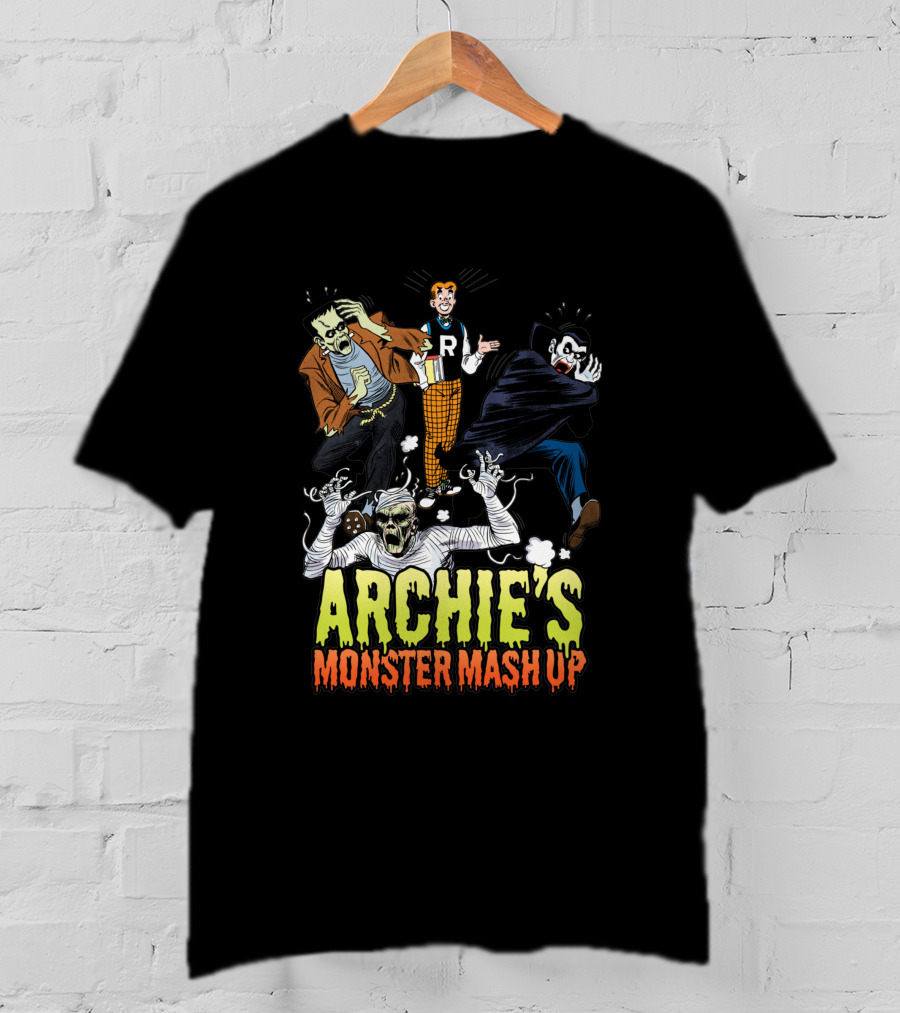 Archie's Monster Mash Up With Classic Movie Creatures 1722483 T-Shirt