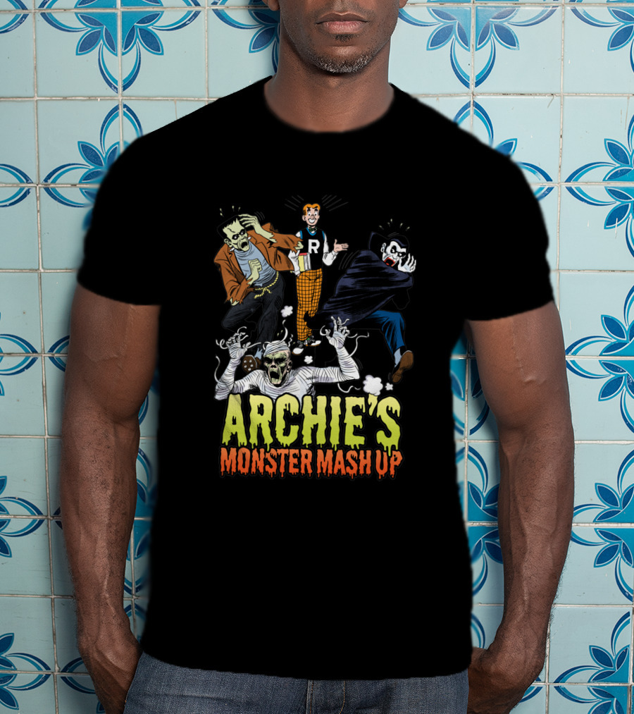 Archie's Monster Mash Up With Classic Movie Creatures 1722483 T-Shirt