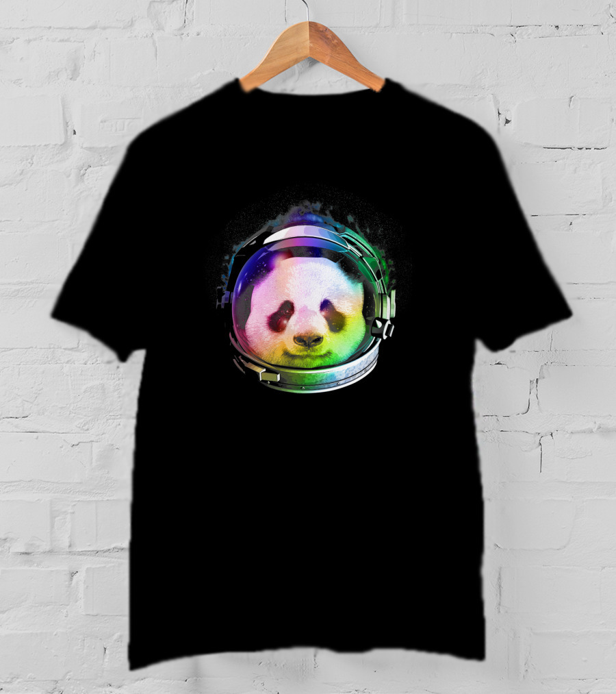 Astronaut Panda Rainbow Space Helmet 1170965 T-Shirt