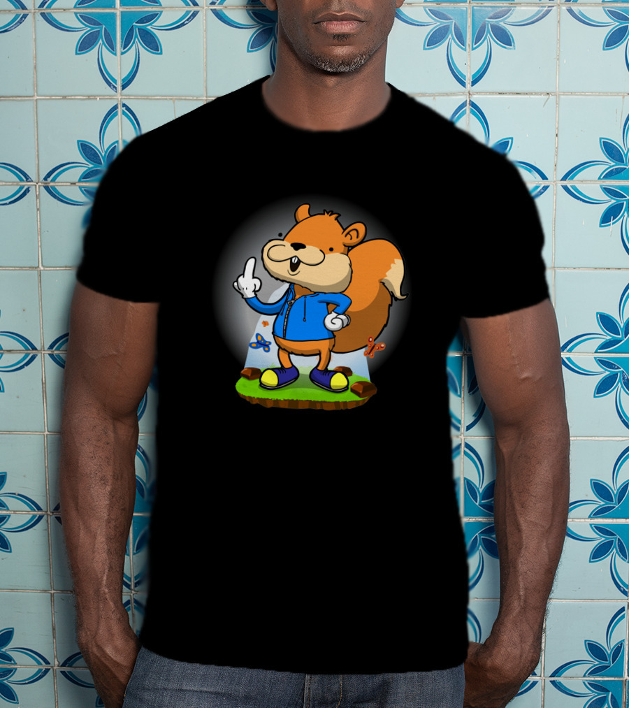 Conker's Bad Fur Day Squirrel Character 6324 T-Shirt