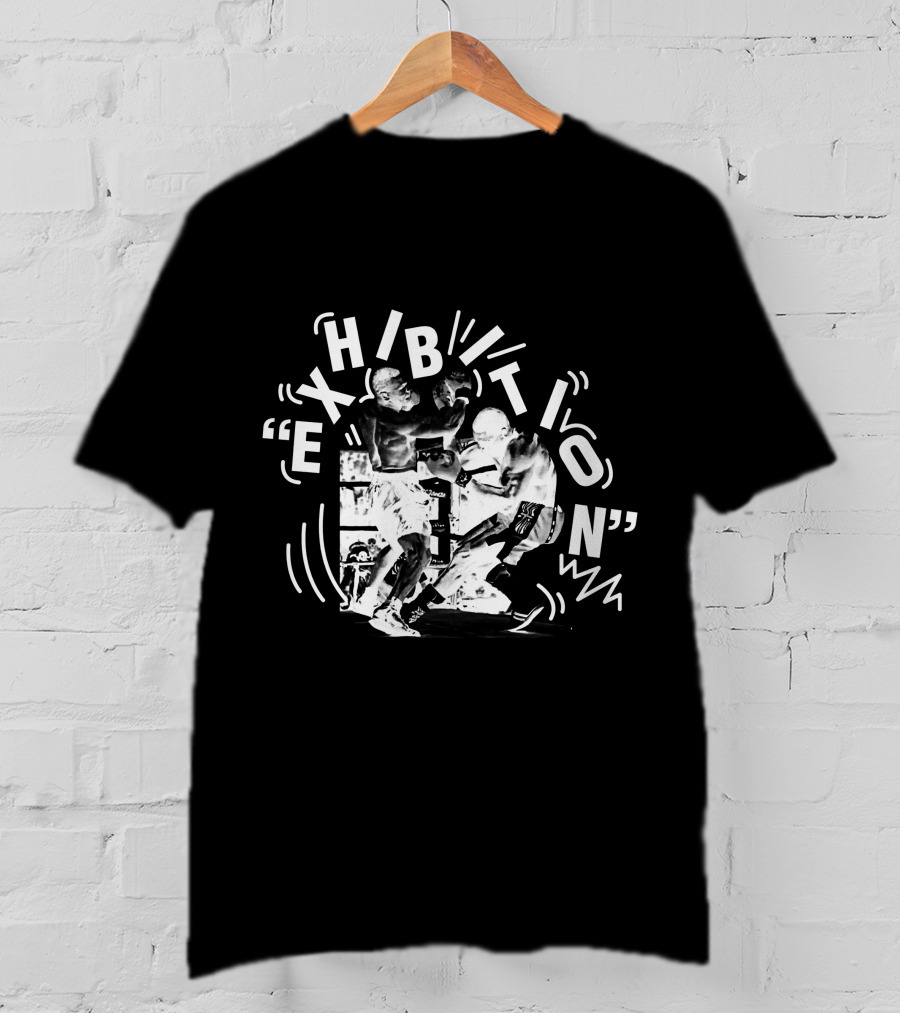 EXHIBITION Boxing Dynamic Fighters Action Scene T-Shirt