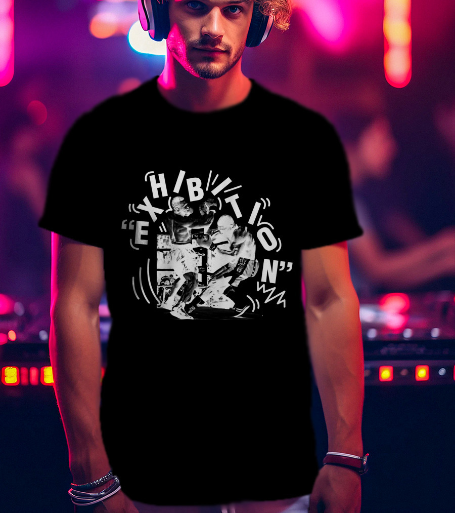 EXHIBITION Boxing Dynamic Fighters Action Scene T-Shirt