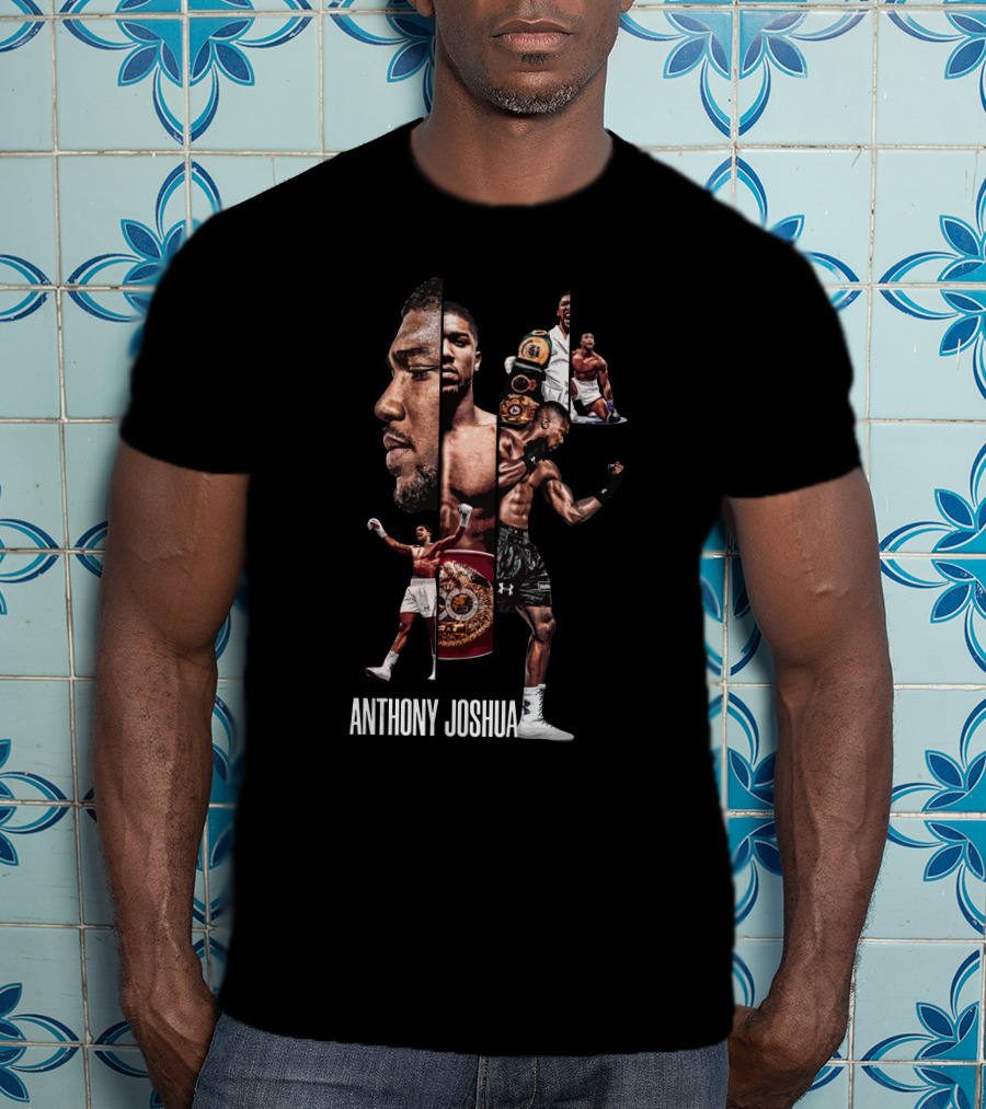 Anthony Joshua Boxing Champion Collage T-Shirt